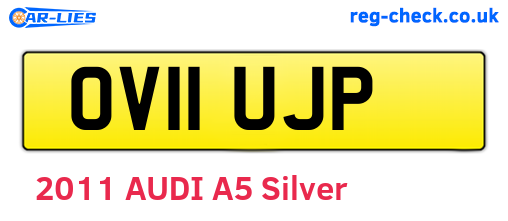 OV11UJP are the vehicle registration plates.