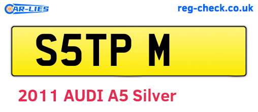 S5TPM are the vehicle registration plates.