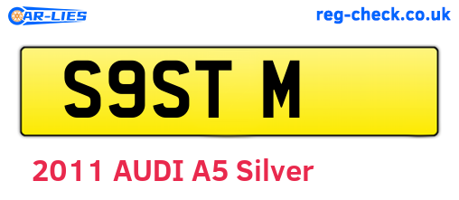 S9STM are the vehicle registration plates.