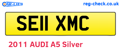 SE11XMC are the vehicle registration plates.