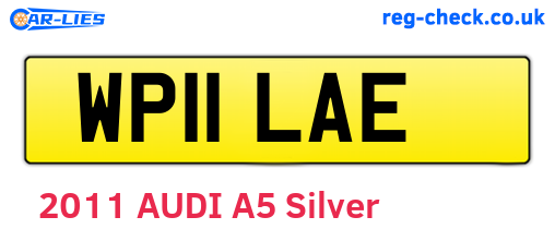 WP11LAE are the vehicle registration plates.