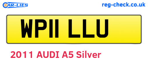 WP11LLU are the vehicle registration plates.