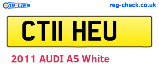 CT11HEU are the vehicle registration plates.
