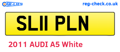 SL11PLN are the vehicle registration plates.