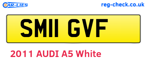 SM11GVF are the vehicle registration plates.