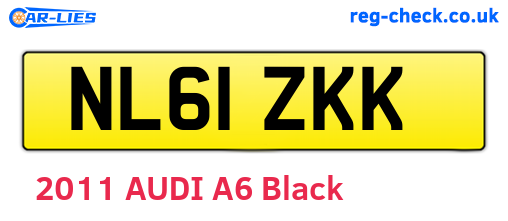 NL61ZKK are the vehicle registration plates.
