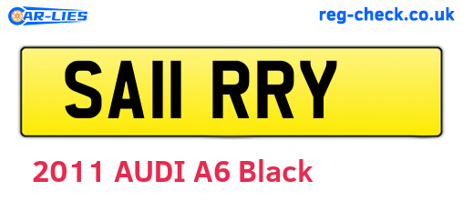 SA11RRY are the vehicle registration plates.