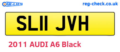 SL11JVH are the vehicle registration plates.