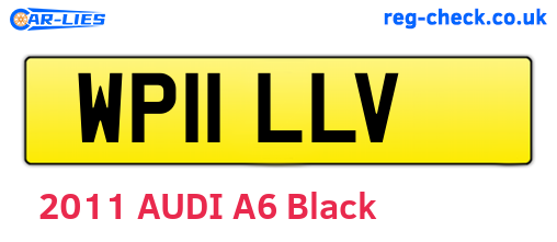 WP11LLV are the vehicle registration plates.