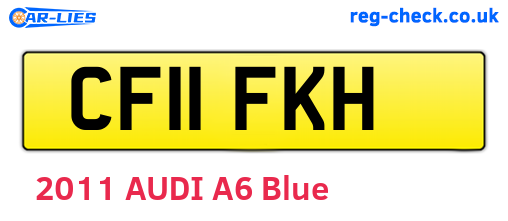 CF11FKH are the vehicle registration plates.