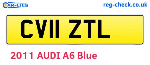 CV11ZTL are the vehicle registration plates.