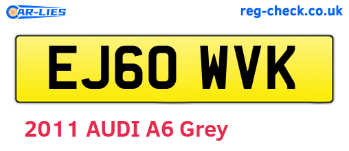 EJ60WVK are the vehicle registration plates.
