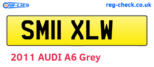 SM11XLW are the vehicle registration plates.