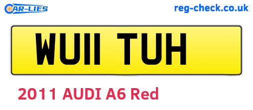 WU11TUH are the vehicle registration plates.