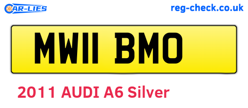MW11BMO are the vehicle registration plates.