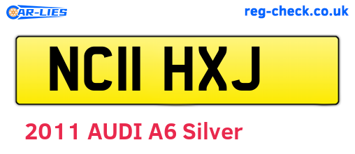 NC11HXJ are the vehicle registration plates.
