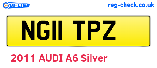 NG11TPZ are the vehicle registration plates.