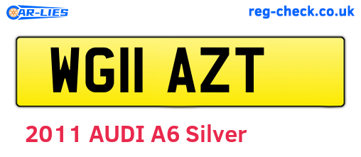WG11AZT are the vehicle registration plates.