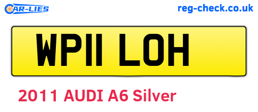 WP11LOH are the vehicle registration plates.