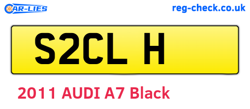 S2CLH are the vehicle registration plates.