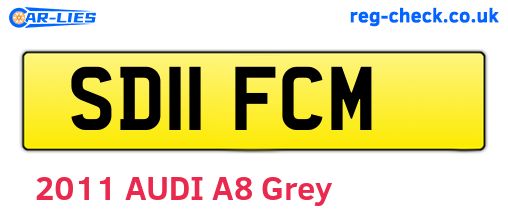 SD11FCM are the vehicle registration plates.