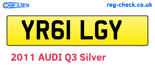 YR61LGY are the vehicle registration plates.
