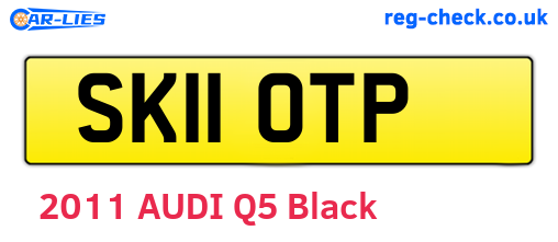 SK11OTP are the vehicle registration plates.