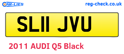 SL11JVU are the vehicle registration plates.