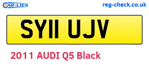 SY11UJV are the vehicle registration plates.