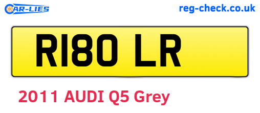 R18OLR are the vehicle registration plates.