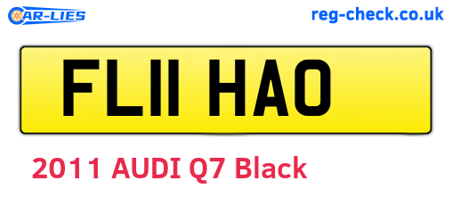 FL11HAO are the vehicle registration plates.