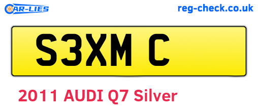 S3XMC are the vehicle registration plates.