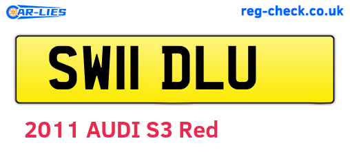 SW11DLU are the vehicle registration plates.