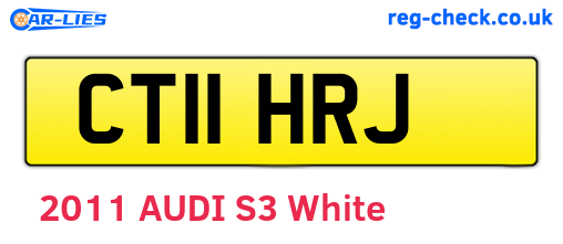 CT11HRJ are the vehicle registration plates.