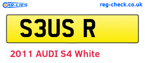 S3USR are the vehicle registration plates.