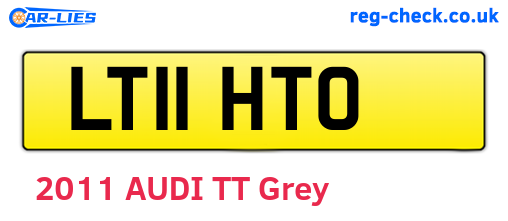 LT11HTO are the vehicle registration plates.