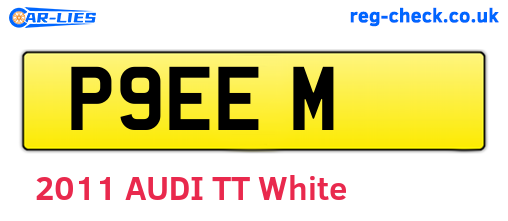 P9EEM are the vehicle registration plates.