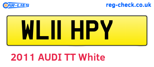 WL11HPY are the vehicle registration plates.