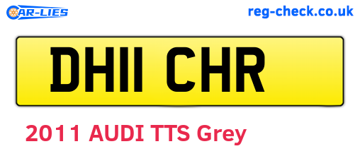 DH11CHR are the vehicle registration plates.
