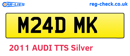 M24DMK are the vehicle registration plates.
