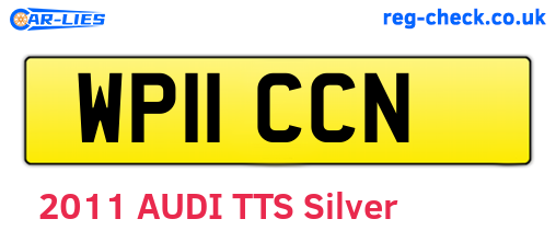 WP11CCN are the vehicle registration plates.