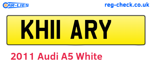 White 2011 Audi A5 (KH11ARY)