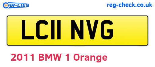 LC11NVG are the vehicle registration plates.