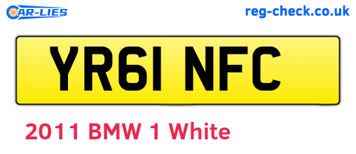 YR61NFC are the vehicle registration plates.