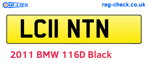 LC11NTN are the vehicle registration plates.