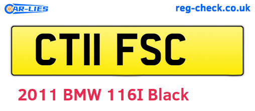 CT11FSC are the vehicle registration plates.