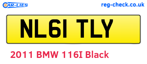 NL61TLY are the vehicle registration plates.