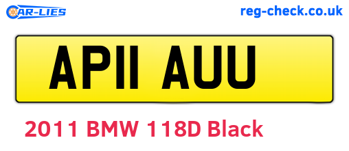 AP11AUU are the vehicle registration plates.