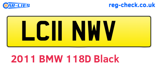 LC11NWV are the vehicle registration plates.