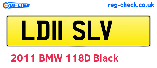 LD11SLV are the vehicle registration plates.